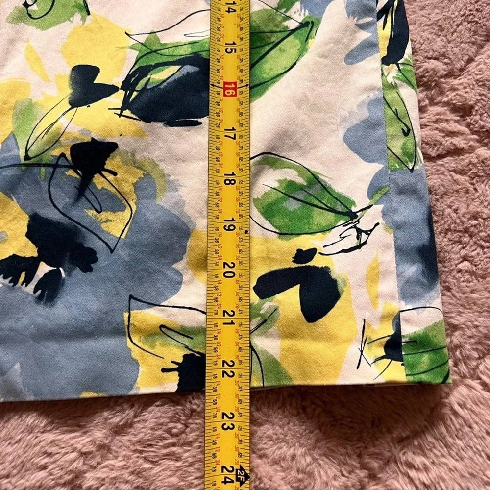Alex Marie Floral Print Pencil Skirt Preppy Minimalist Cottage‎ Old Money Size 4